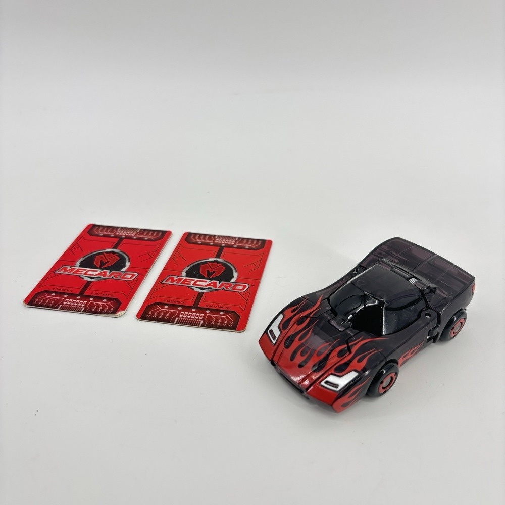 TURNING MECARD TANATOS Transformable Robot Car Korea TV Figure + 2 cards‎